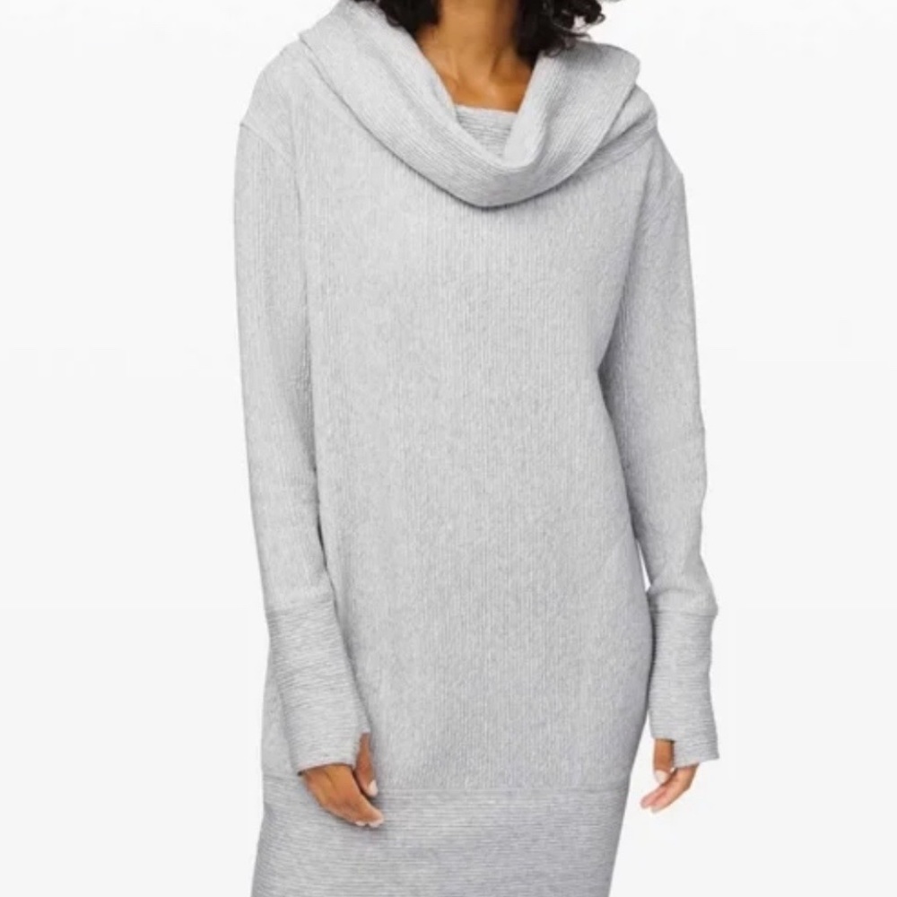 Lululemon Athletica--Along the Way dress in Heathered Grey